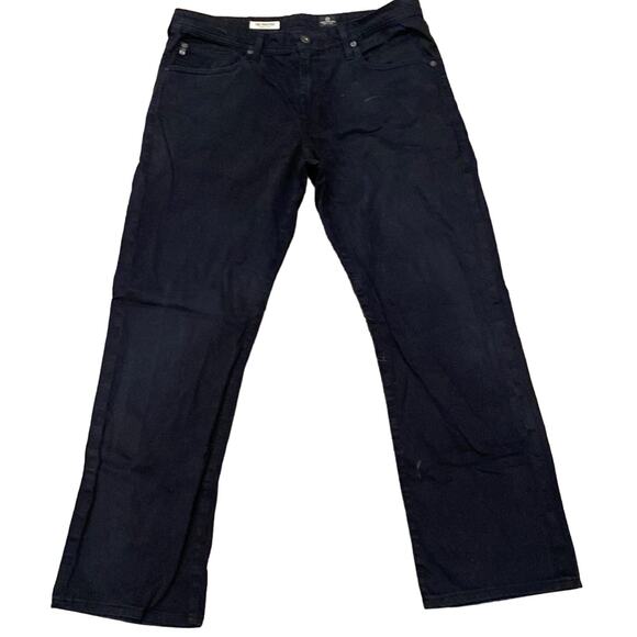 AG JEANS THE PROTEGE STRAIGHT LEG Black Pant 34x34 - Picture 3 of 8